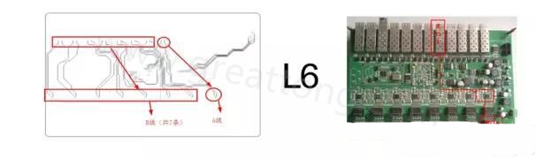 根據(jù)客戶端提供的信息，確認(rèn)為L6層光口8與芯片8之間的兩條差分阻抗線調(diào)試不通-深圳宏力捷