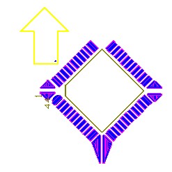 OFP和PLCC型集成塊如采用紅膠工藝過波峰,需采用斜角45度方式擺放，且每邊的最后一個(gè)引腳均需添加盜錫焊盤